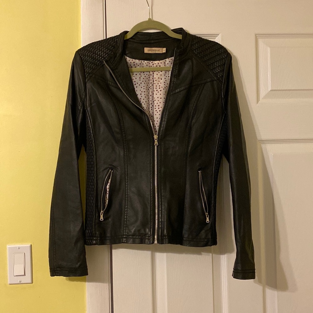 Escandelle Paris Faux Leather Jacket